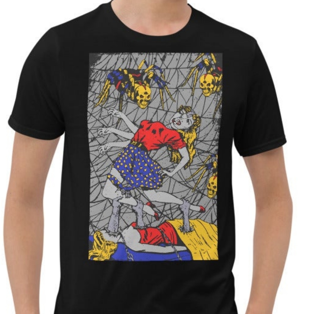 The Art of Hrothgar - OH, Horror! Black Graphic Tee